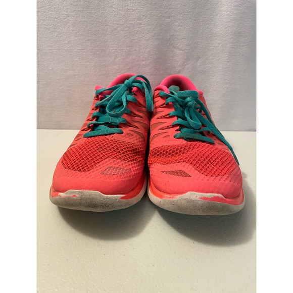Nike women’s shoes pink teal‎ swoosh 2014 size 7.5 - Picture 2 of 10